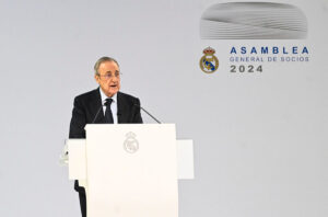 Florentino apremia con la Superliga y se explica sobre el Balón de Oro