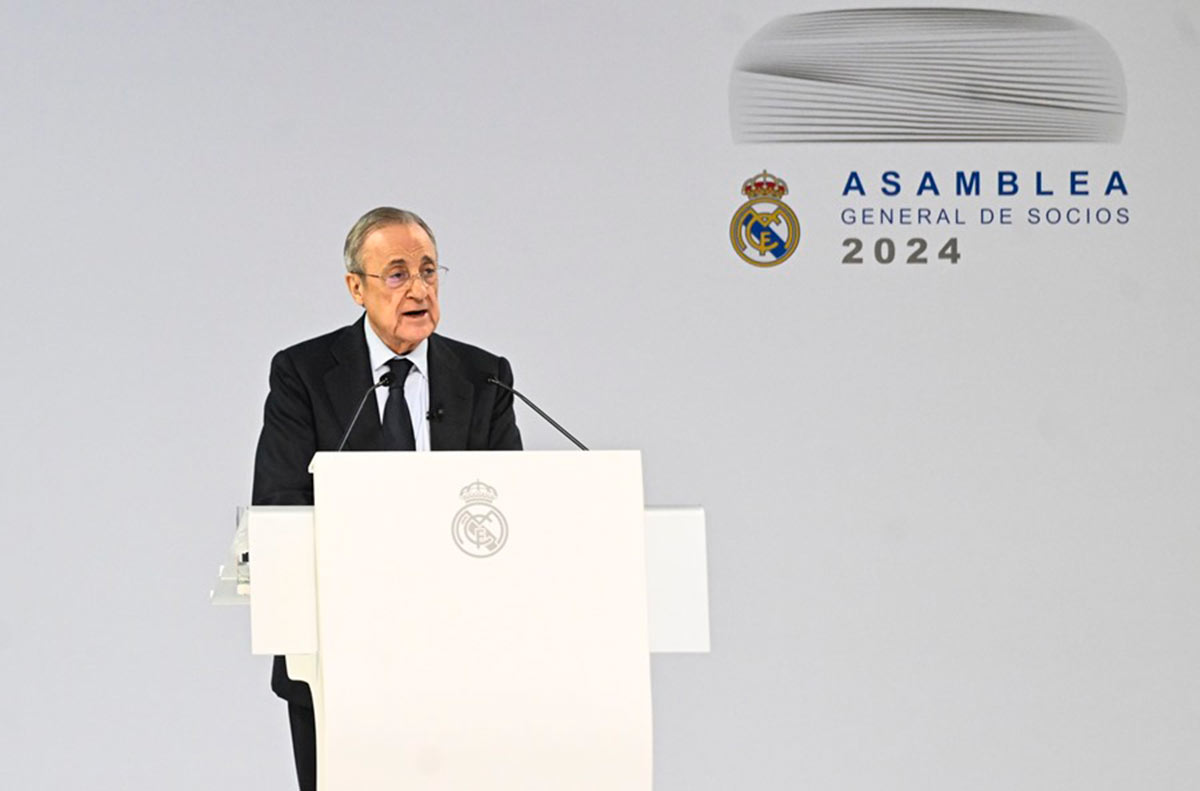 Florentino apremia con la Superliga y se explica sobre el Balón de Oro